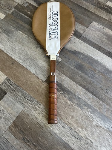 Wilson CHRIS EVERT Autograph Wood Tennis Raquet SPEED FLEX Model Made In UK - Picture 1 of 14