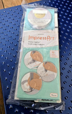 Impress Art Bundle Black Marker, Tape, Stamp Guides  Aluminum Bracelets New