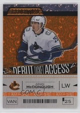 2023 Upper Deck Credentials Debut Ticket Access Orange /249 Aidan McDonough 9be