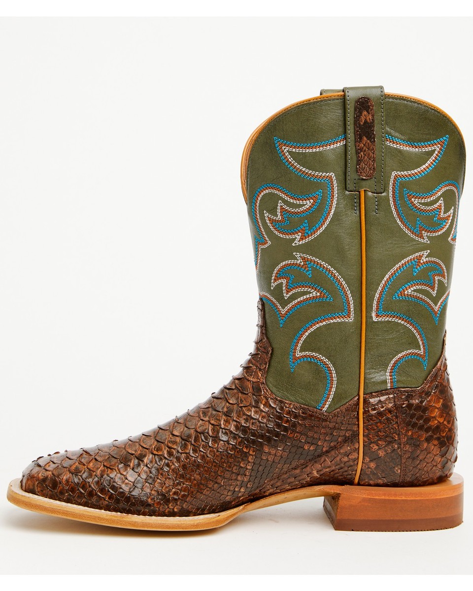 Dan Post Men's Men'S Exotic Python Belly Western Boot Broad Square