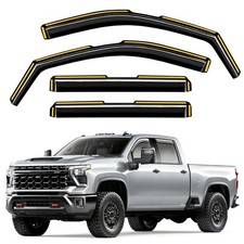 in-Channel Window Rain Guards Fit for Chevy Silverado GMC Sierra 2500HD/350...