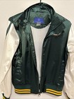 VTG Reebok NFL Green Bay Packers Satin Medium Bomber Jacket Embroidered zipper — photo 7