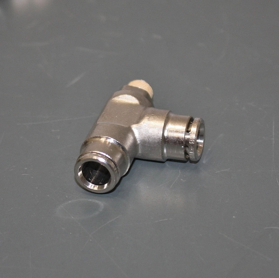 (10) IMI Norgren Swivel Tee Fitting 124680618, 1/8" NPT x 3/8", Push to Connect - Image 4 of 4