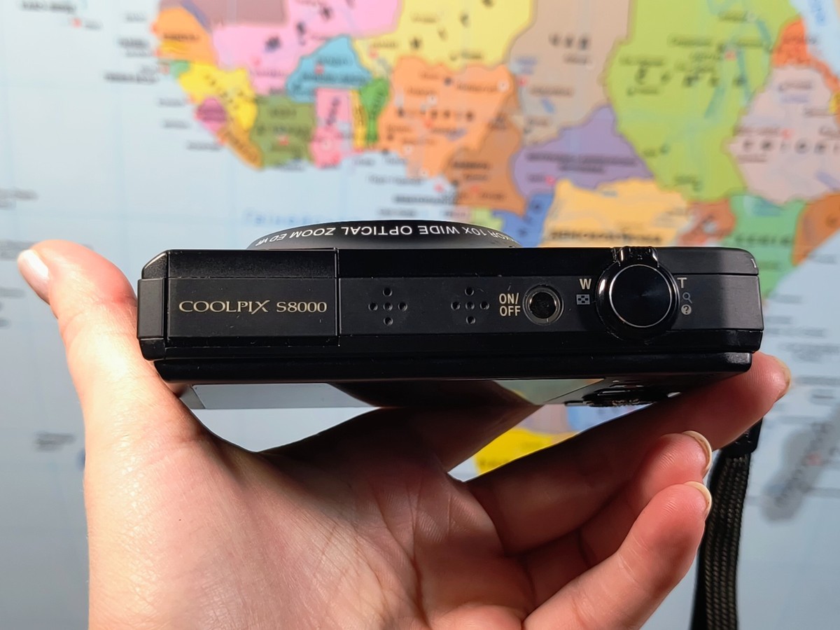 Nikon COOLPIX S8000 14.2MP Digital Camera - Black for sale