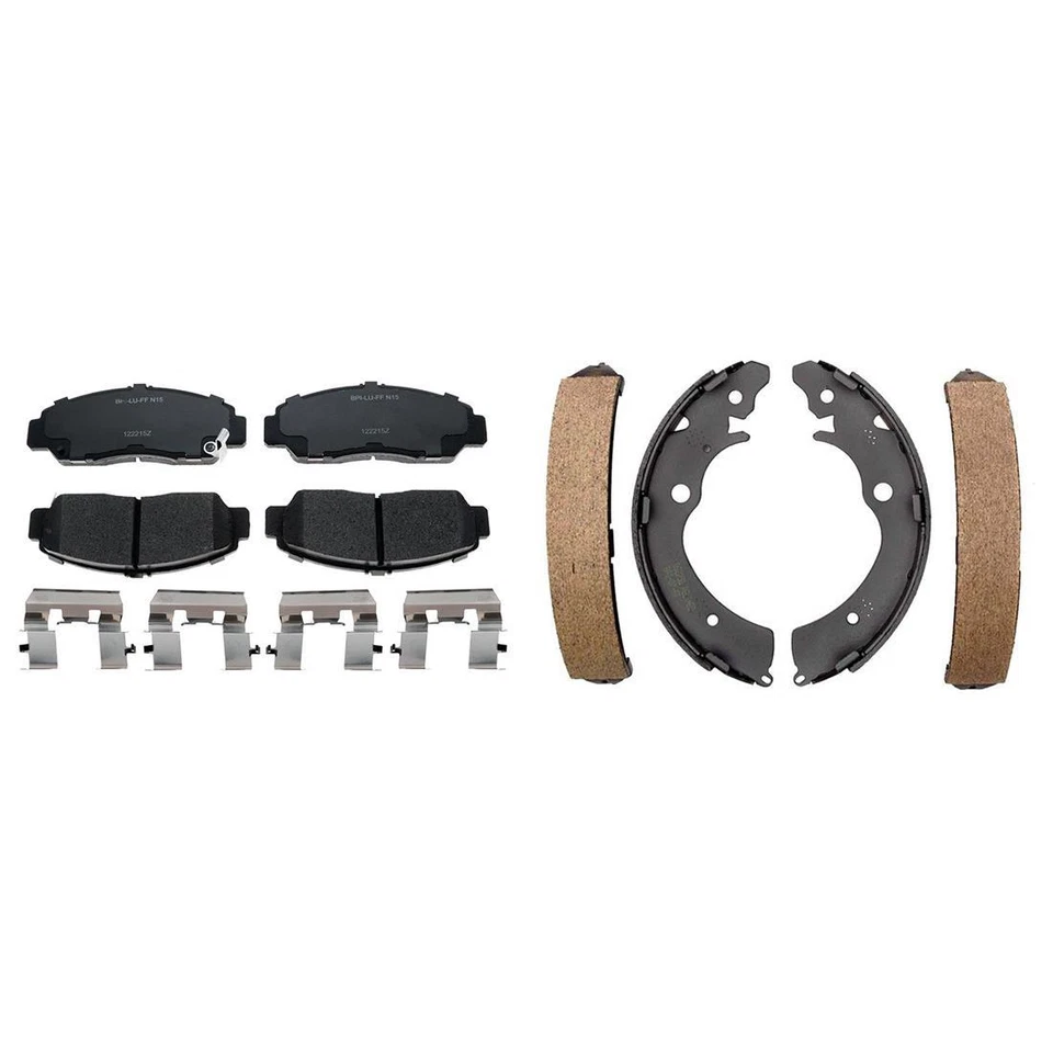 Комплект передних задних керамических тормозных колодок и тормозных колодок для Honda Civic 2006-2010 годов выпуска - Изображение 4 из 4