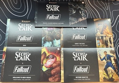 マジック：ザ・ギャザリング MTG Fallout The Atomic-Grade Foil Bundle Magic The Gathering MTG Secret Lair x Fallout Atomic-Grade Foil