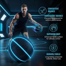 3D Printed Airless Basketball - No Pump Needed, Ultra-Quiet & High Bounce