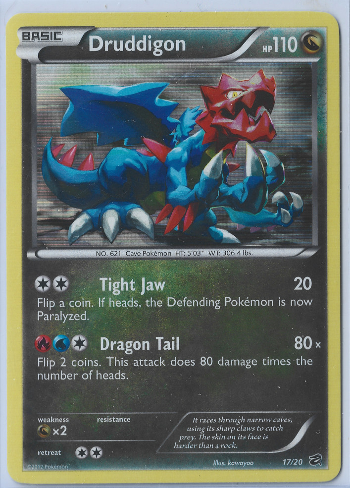 Druddigon 17/20 Dragon Vault Holo