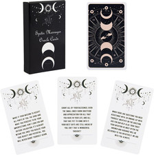 Cartas Oráculo Mensajes Espíritu, Baraja de Cartas Oráculo Vida, Cartas Oráculo para Principiantes