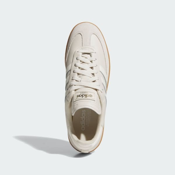 adidas Unisex Sambar GOLF Shoes- Alumina / Off White / Gum- JH6151