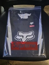 Supreme fox racing L/S top (Black) (L) (SHIPS TODAY)