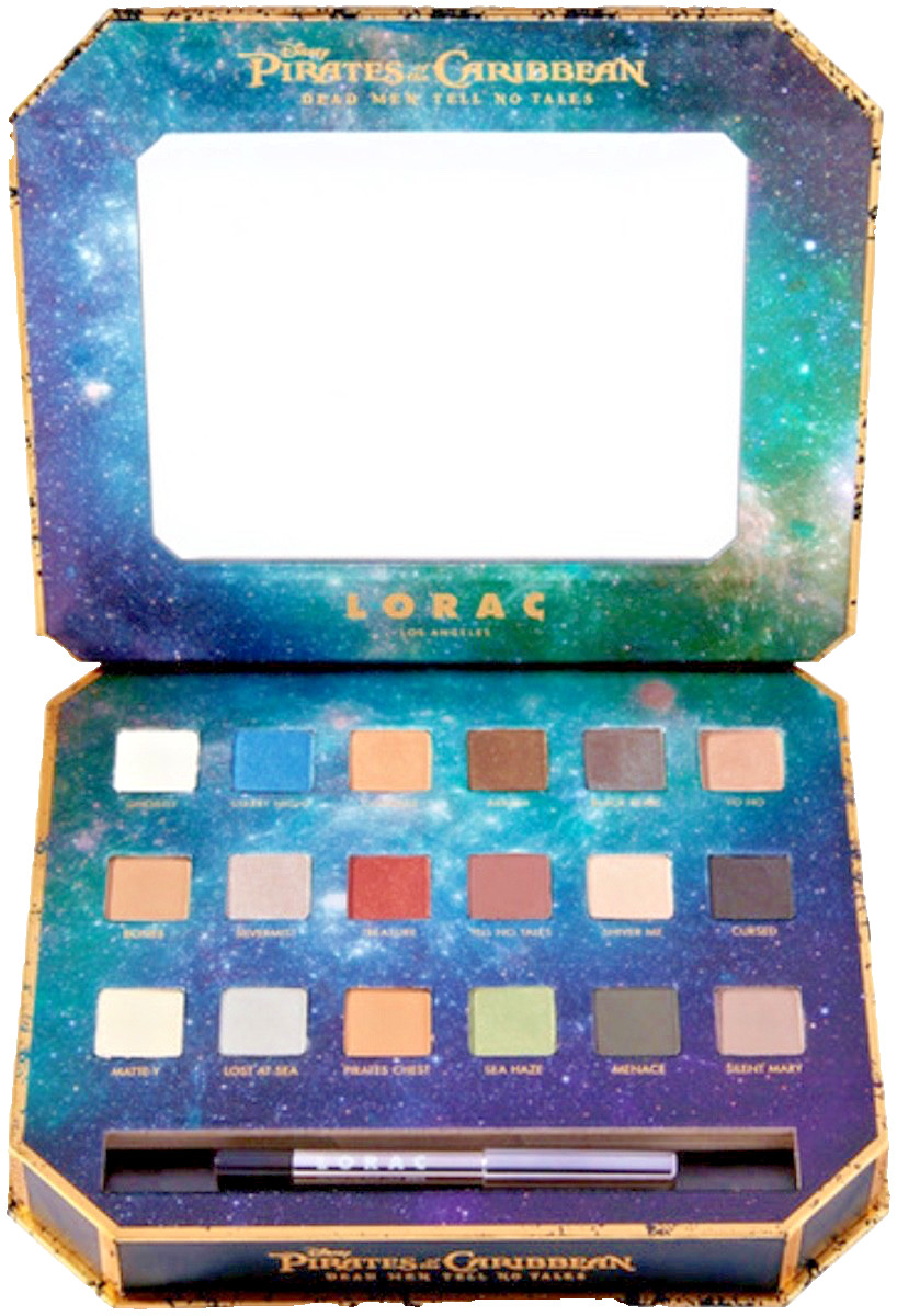 Paleta de sombras y delineadores de ojos Piratas del Caribe de Lorac-NUEVA EN CAJA