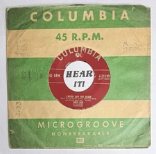 Superb Melodic 50s Hillbilly 45 EDDIE ZACK I Never Saw Her Again COLUMBIA hear