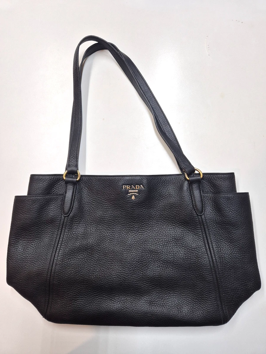 PRADA Vitello Leather Exterior Shoulder Bag Bags & Handbags for