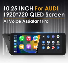 10.25" Android Car Stereo Android CarPlay BT For Audi A4 B8 A5 S4 2009-2016 Low