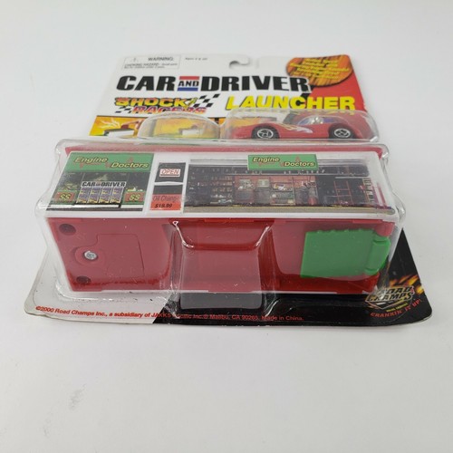 Road Champs Car & Driver VIPER Shock Racers Launcher Hot Rod DieCast Car Playset - Picture 7 of 10