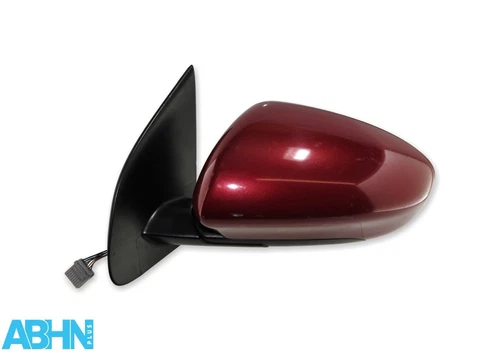 Nissan Qashqai J10 MK1 /07-14 Left Side Power Folding Door Mirror 7-Wire Met Red
