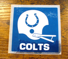 NFL - Baltimore Colts Sticker  3" x 3"- VERY GOOD