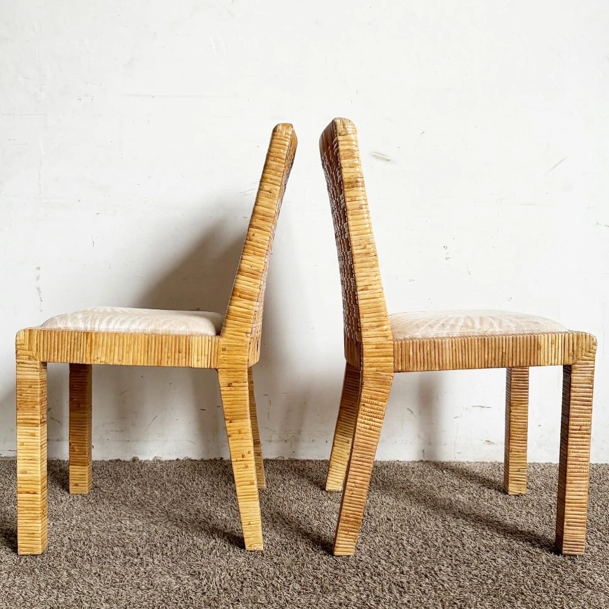 Wicker parsons chairs sale