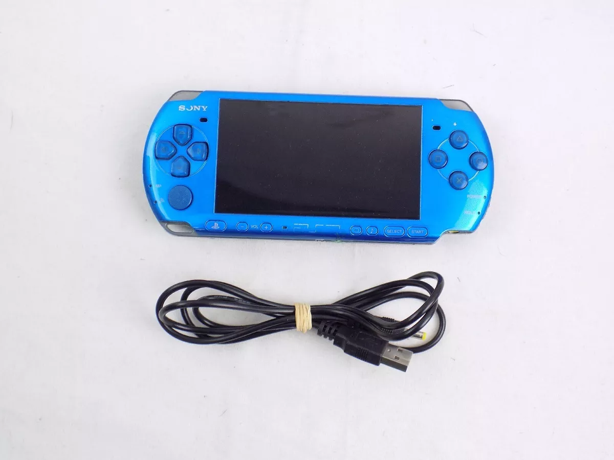 Sony Playstation Portable PSP 3000 Blue/Metallic) Console W... eBay