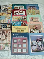 Cross Stitch/Needlework Pamphlets/ Booklets- 15 Asst.-1980's