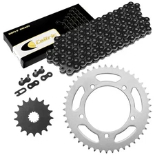 Black Drive Chain And Sprocket Kit for Suzuki GSX-R750 2006-2018
