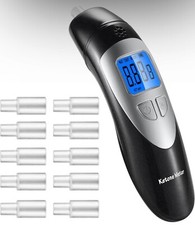 Digital Ketone Breath Analyzer Meter Testing for Ketosis with 10 Mouthpieces
