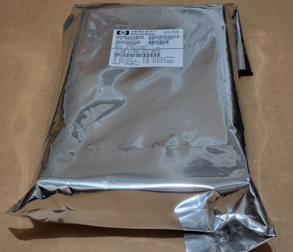 New HP 18.2GB  7.2K P1216A P1216-6000 P1216-63001 69001 3.5" ULTRA3 SCSI 07N5271 - Image 3 of 3