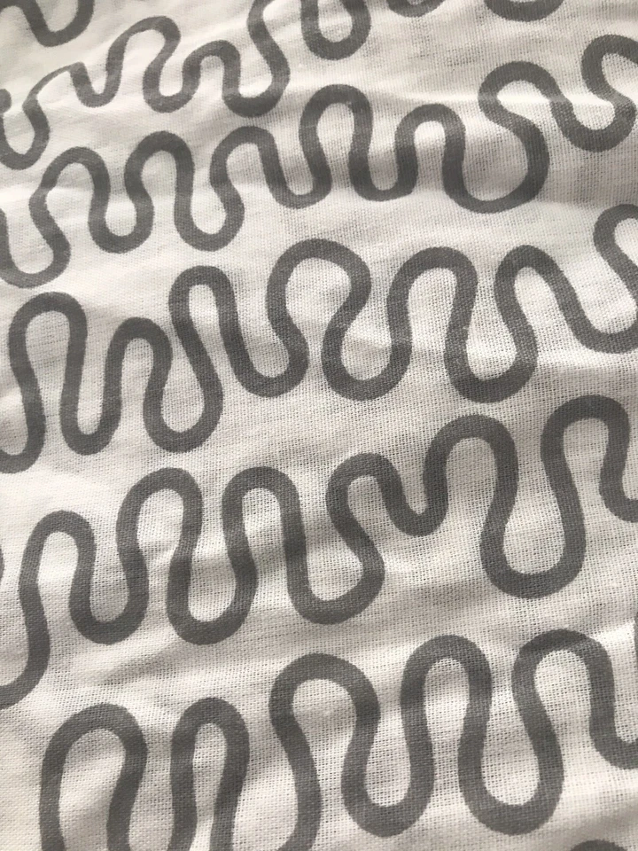 Funda nórdica y funda de almohada doble arte moderno gris blanco Krakris de 2 piezas IKEA Foto 2 de 4