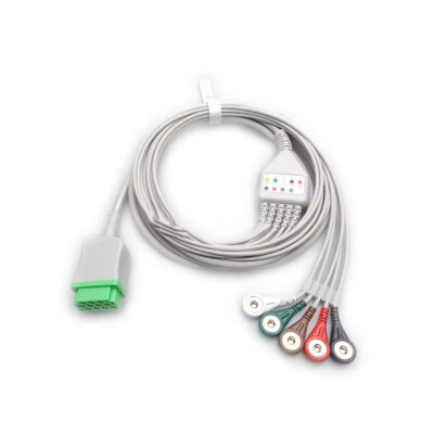 One-Piece Cavo ECG 3 Cavi Per Cruscotto GE Marquette - Foto 4