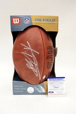 ADRIAN PETERSON NFL Minnesota Vikings Auth Signed Wilson Football w PSA/DNA COA