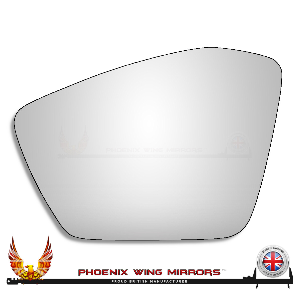 Left Hand Passenge Side For Skoda Octavia Mk4 2019-2024 Convex Wing Mirror Glass