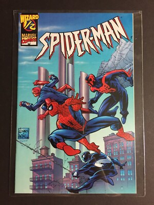 Spider-Man #1/2 NM+ w/COA Wizard #83 Exclusive/Marvel Comics w