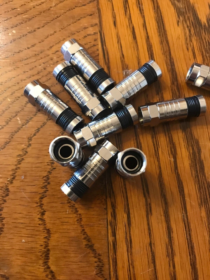 DOLPHIN COMPONENTS CORP DC-CF59PLEN F-Type Male Connectors RG-59 Qty-10 (NEW) - Image 4 of 4