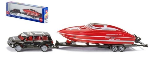 MODELLINO AUTO STATICO SIKU AUTO CON MOTOSCAFO MODELLISMO SCALA 1:55 - Foto 4 di 5