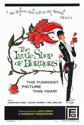 THE LITTLE SHOP OF HORRORS Movie POSTER 27x40 Jonathan Haze Jackie Joseph Mel