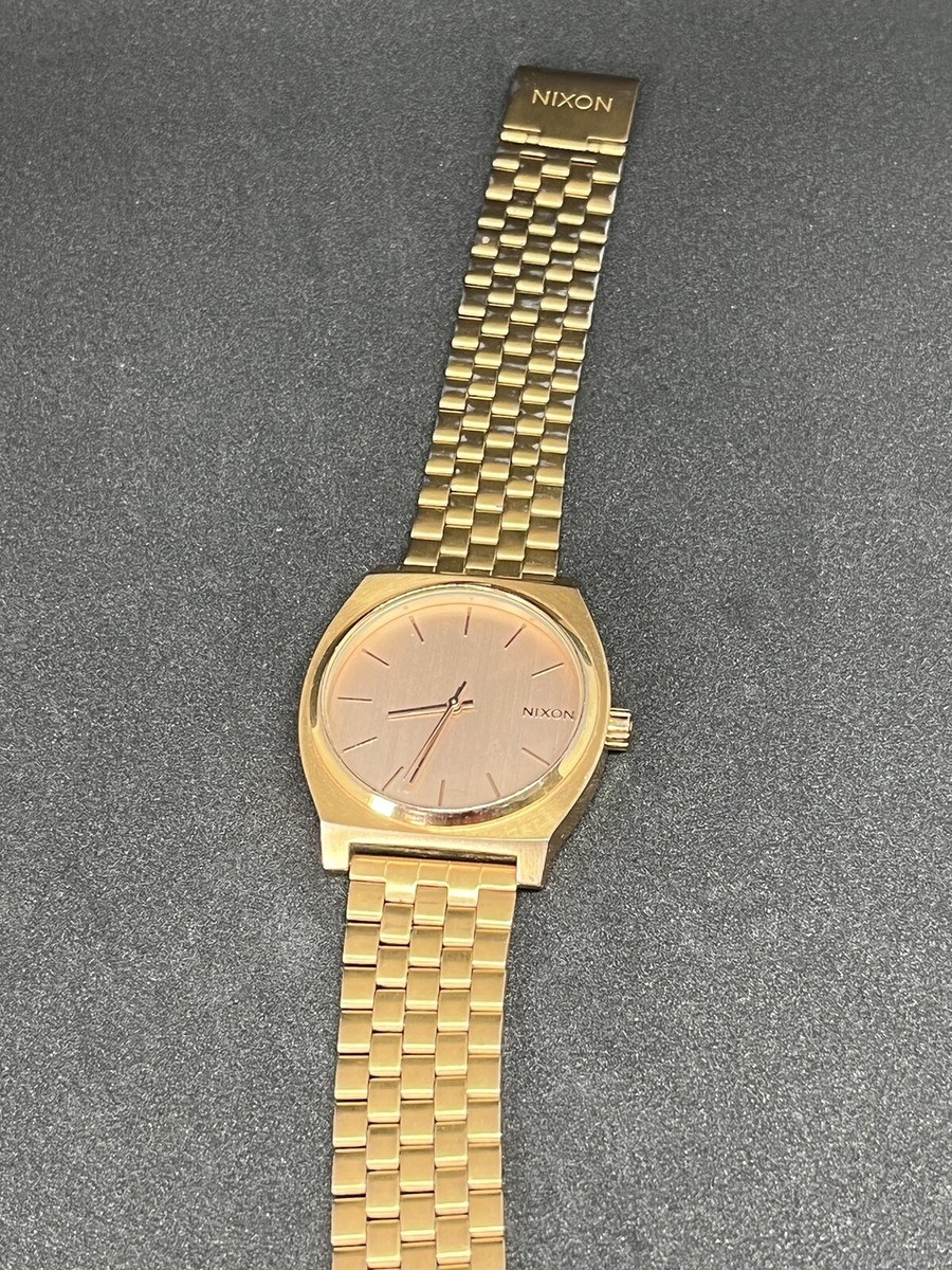 【電池新品の美品】NIXONのTIME TELLER ブラック×ゴールド② 電池新品の美品】NIXONのTIME TELLER ブラック×ゴールド