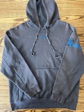 Vintage Y2K Adidas Center Trefoil Hoodie Sweatshirt Size Large Streetwear