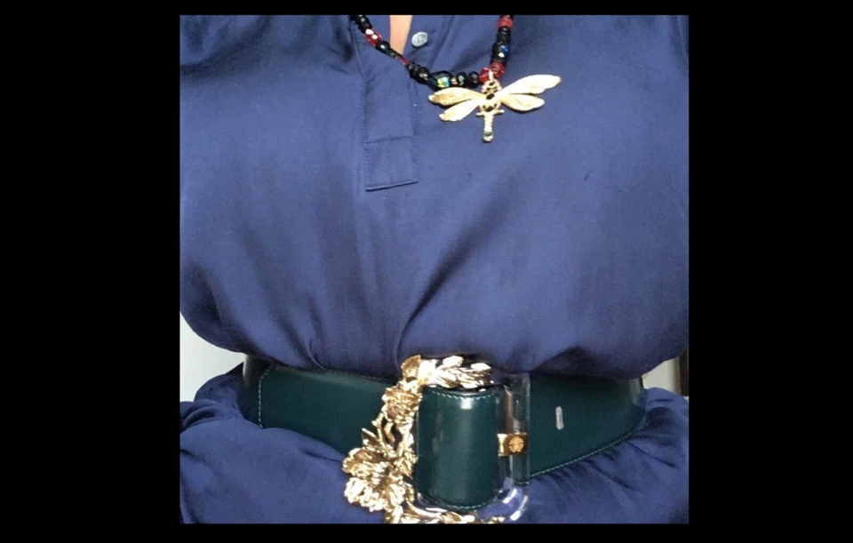 CINTURÓN DE CUERO ROBERTO CAVALLI LUXURY SIGNATURE MUJER Foto 2 de 3