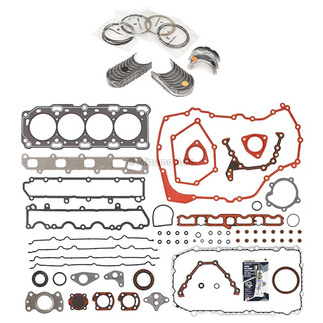 Juego completo de juntas cojinetes anillos aptos para 96-99 Oldsmobile Pontiac Buick Chevrolet 2.4L Foto 2 de 4