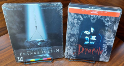Bram Stoker's Dracula + Mary Shelley's Frankenstein 4K STEELBOOKS