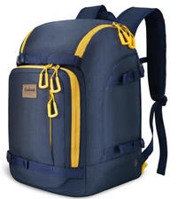 Ski Boot Bag - 50L Waterproof Ski and Snowboard Boots Travel Backpack for Skis,