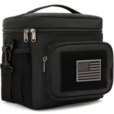 Tactical Lunch Bag Large Insulated Lunch Box Cooler Tote For Men Women With Moll