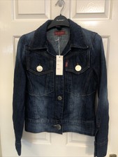 Vintage Aged Denim Jacket Size Large With Extra Large Buttons