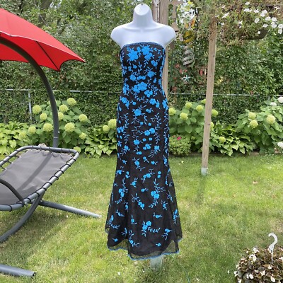 Vintage 90s Jovani strapless beaded prom/formal gown size 10 Vintage 90s Jovani strapless beaded prom/formal gown size 10