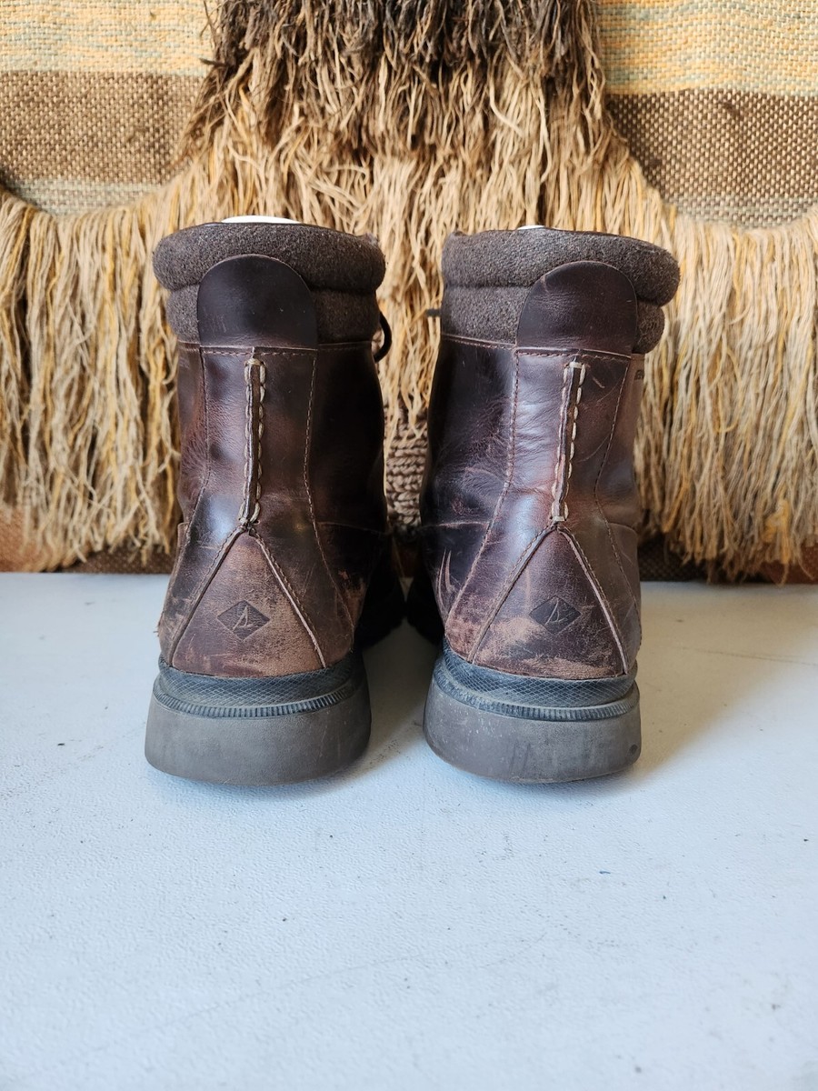 Sperry Brown Leather Waterproof STS18413 Mens Boots Size 13  display picture 1