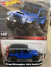 New Hot Wheels Premium 1:43 Scale Jeep Wrangler 392 Rubicon Real Riders Metal 8D