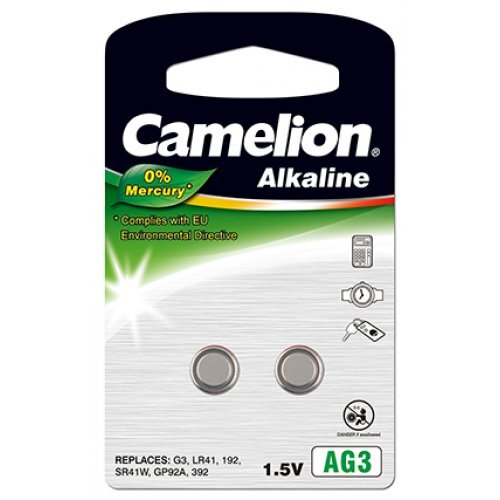 Camelion button cell LR1136 2-unit blister 1,5V  Alkaline