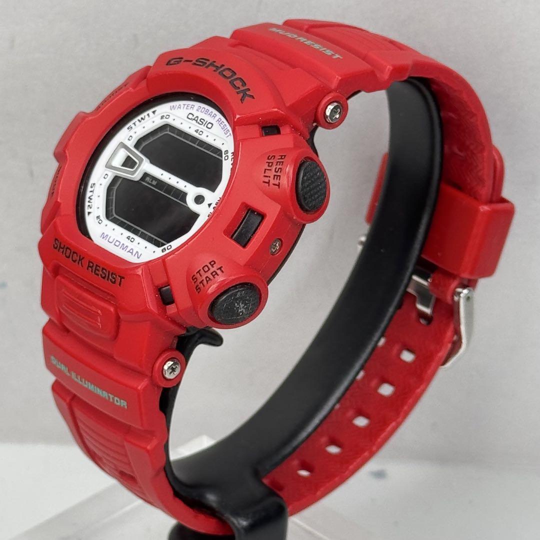 G-SHOCK G-9000MX Madman Red Mud Resist in Good Condition Men's