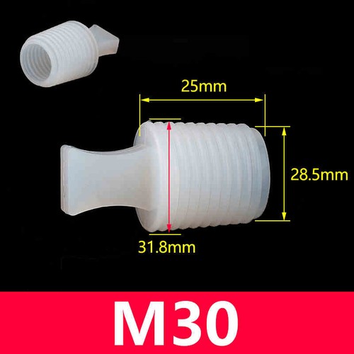 Silicone Ribbed Plug/Tapered Threaded Hole Plug With Thread M3 M4 M5 M6 M8 - M30 - Picture 24 of 31